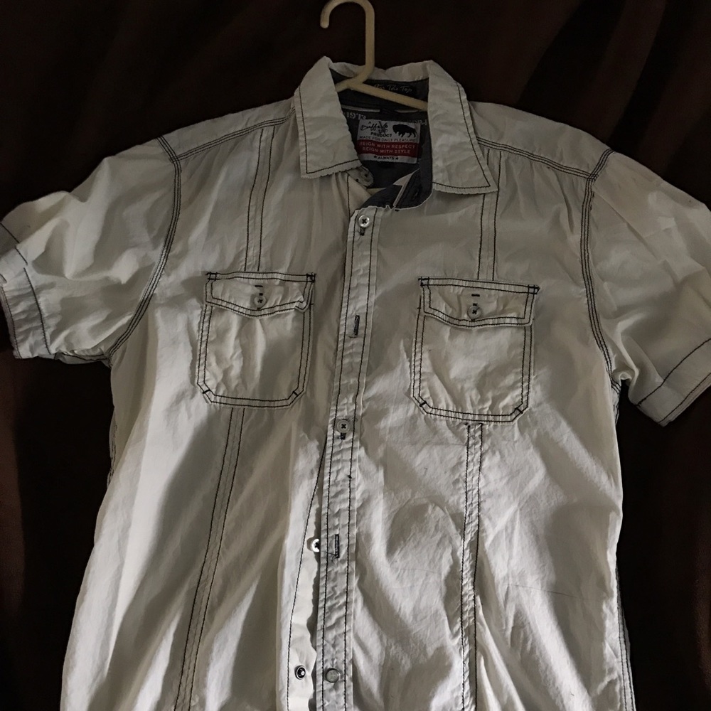 Men's Buffalo Safic Short Sleeve Button Down Shirt