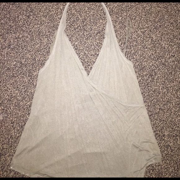 Urban Outfitters Tops - Urban outfitters green halter