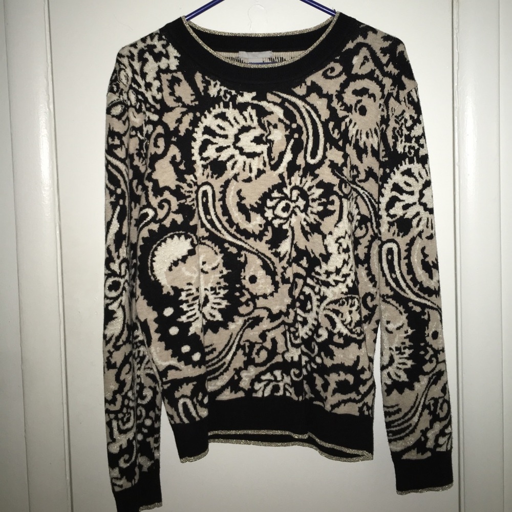 H&M Metallic Sweater