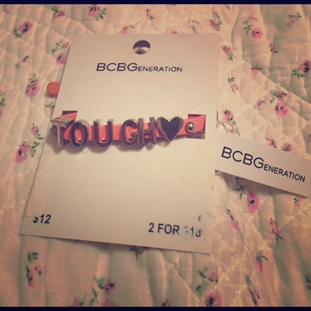 BCBG Tough Affirmation Bracelet