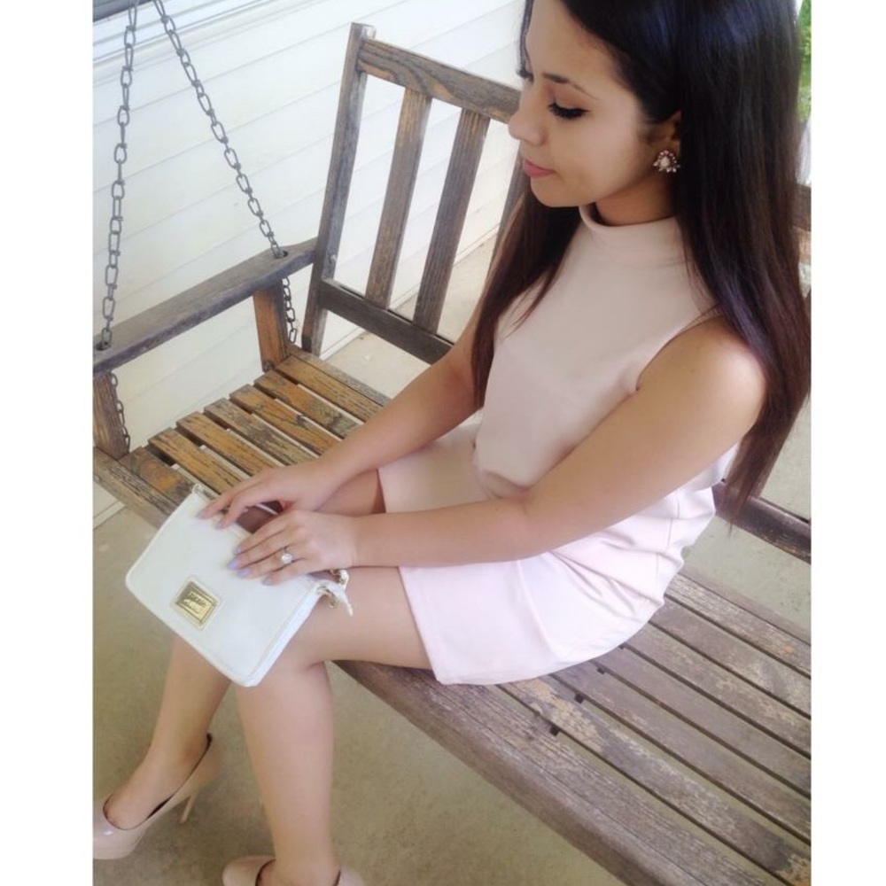 Baby pink dress