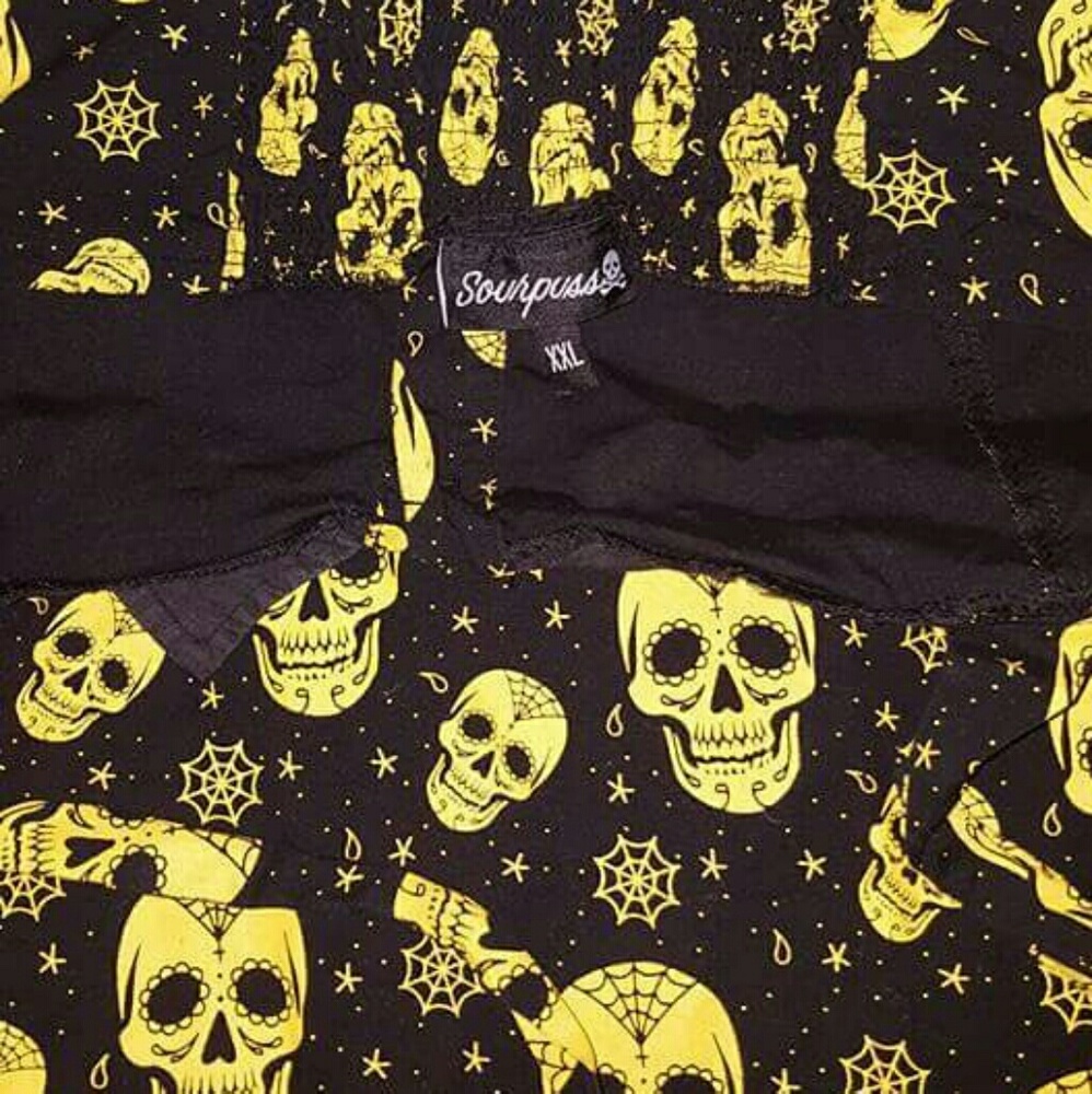 Day of the dead swing dress