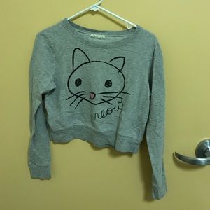 Forever 21 Cat Sweatshirt