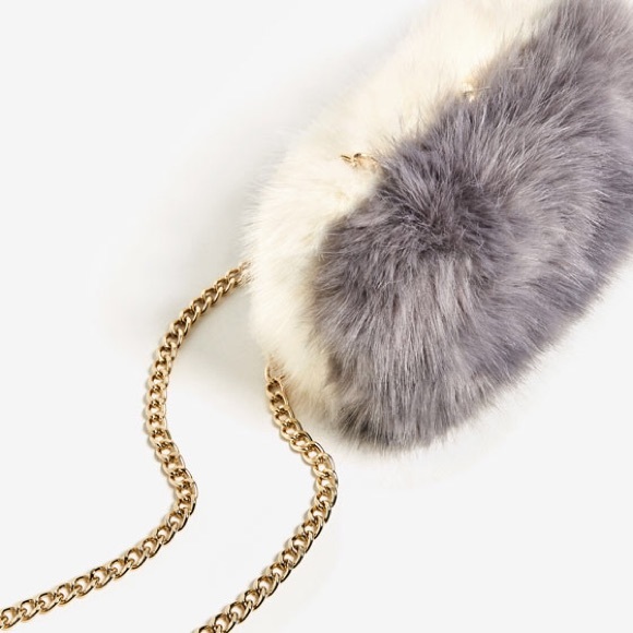 Zara Bags - Zara faux fur mini purse Zara Bags - Zara faux fur mini purse