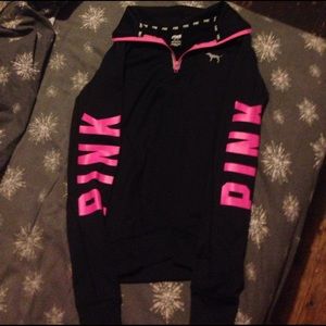 VS Pink halfway zip jacket