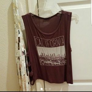 Side slit tank top