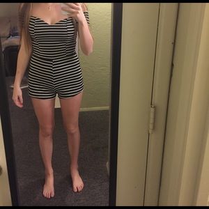 Striped Romper