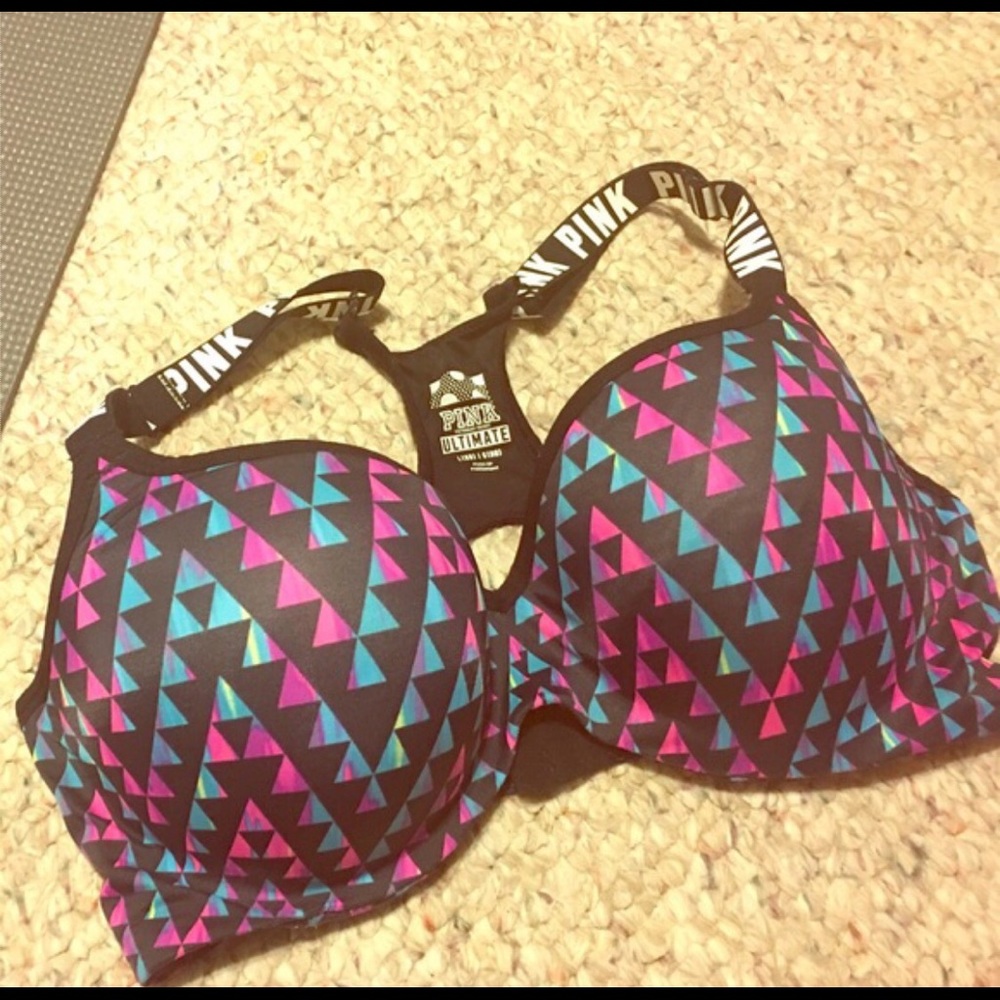 Pink bra