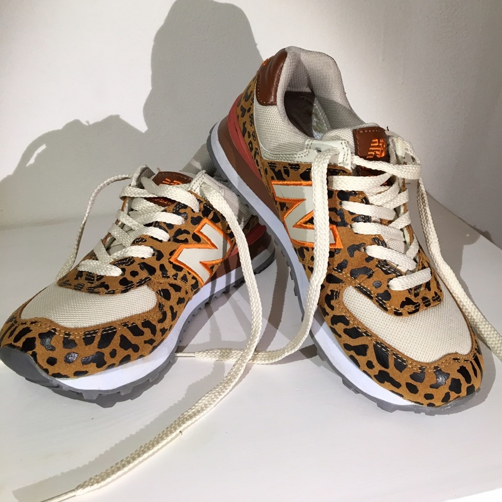 New Balance 574 Leopard Print