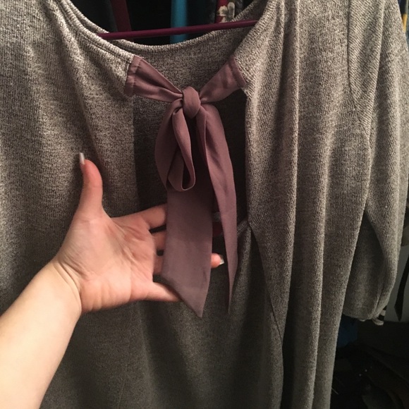 Grey knit tunic - Picture 3 of 3