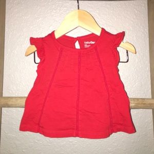 babyGAP Red S/S Tee - 6-12 Months