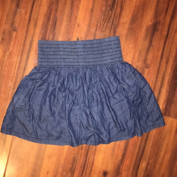 Dresses & Skirts - High Waisted Denim Skirt | Host Pick 2/27