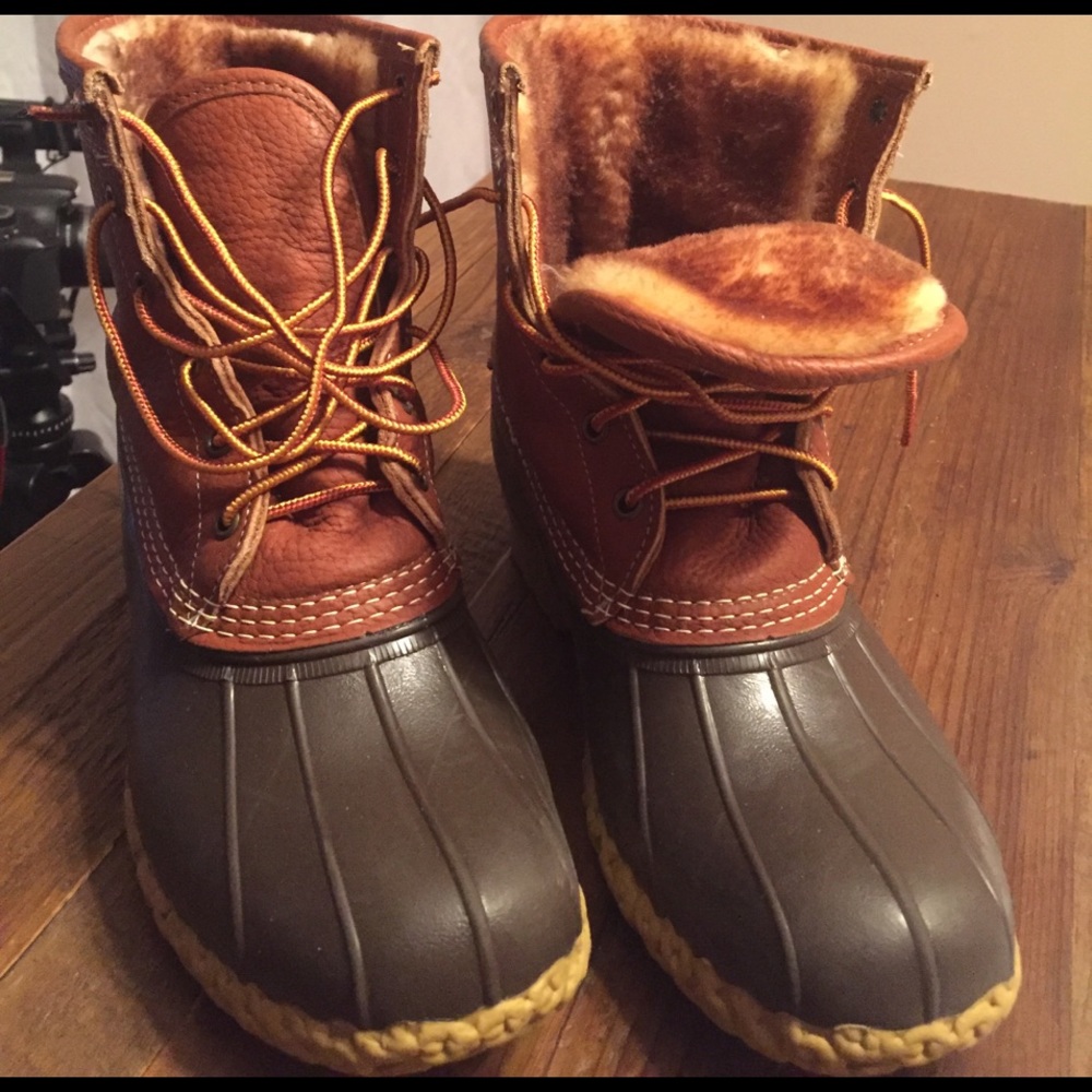 Women's Tumbled-Leather LL Bean Boots