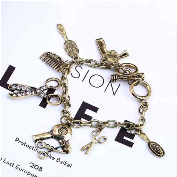 Hair stylist charm bracelet - Picture 2 of 3
