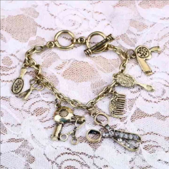 Hair stylist charm bracelet - Picture 3 of 3