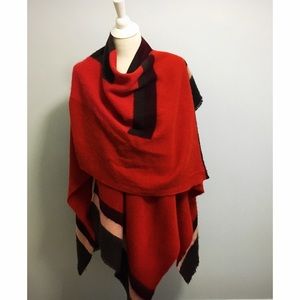 Ann Taylor Blanket Wrap Navajo Pattern