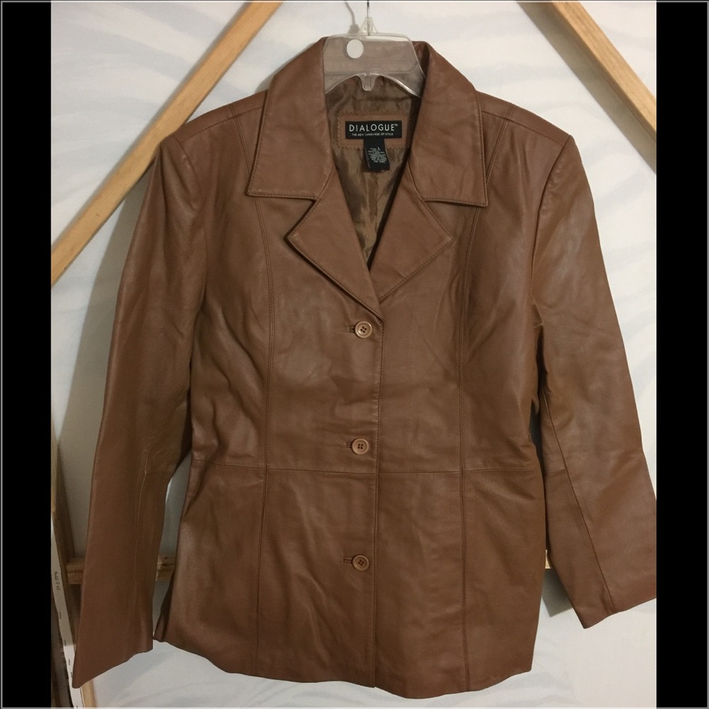 Dialogue leather jacket