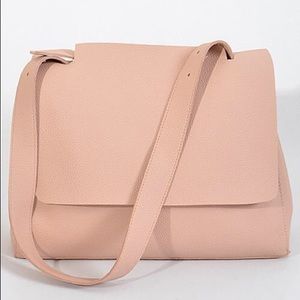 Designer Faux Leather Every Day Bag Pink