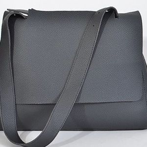 Designer Faux Leather Every Day Bag Black