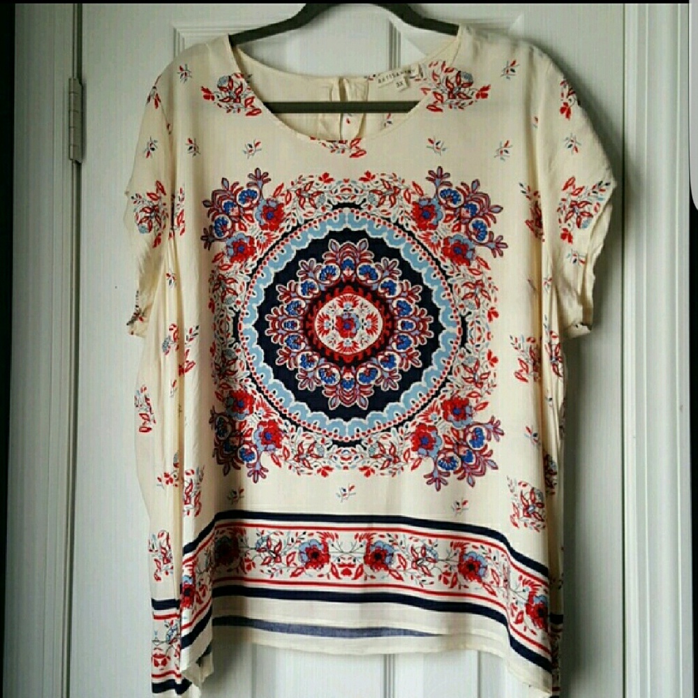 Reposh boutique patterned top, size 3XL