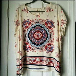 Reposh boutique patterned top, size 3XL