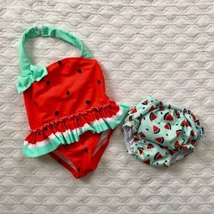 Watermelon swim set!