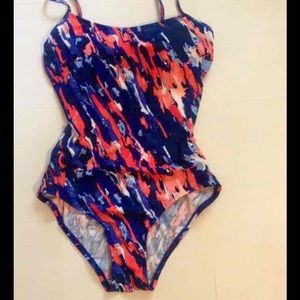 Classic colorful one piece NWT
