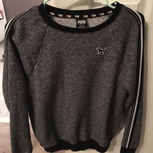 PINK black and white pullover