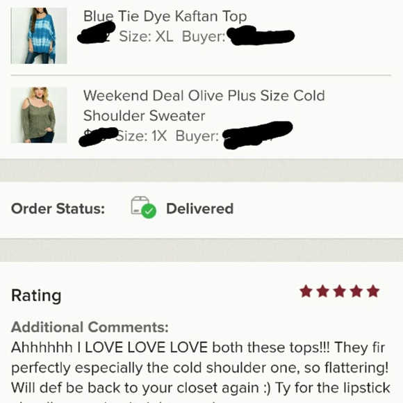 Olive Plus Size Cold Shoulder Sweater - Picture 6 of 7