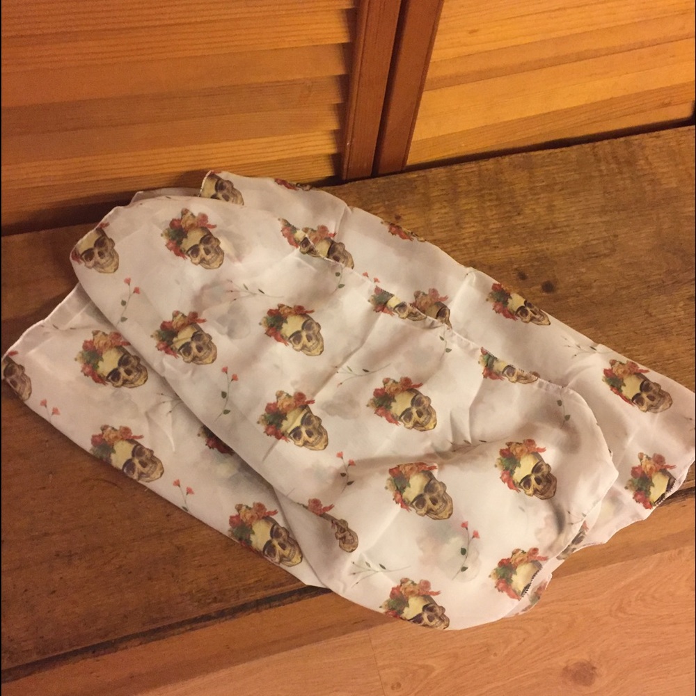 Frida Kahlo Skull Scarf