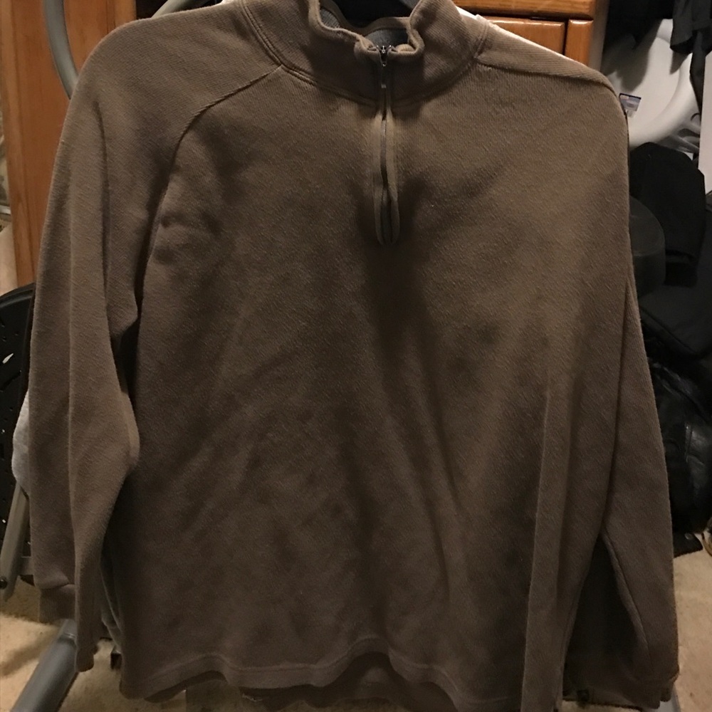 Men's brown cargo sweater