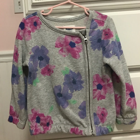 Old Navy Other - Asymmetrical floral sweater