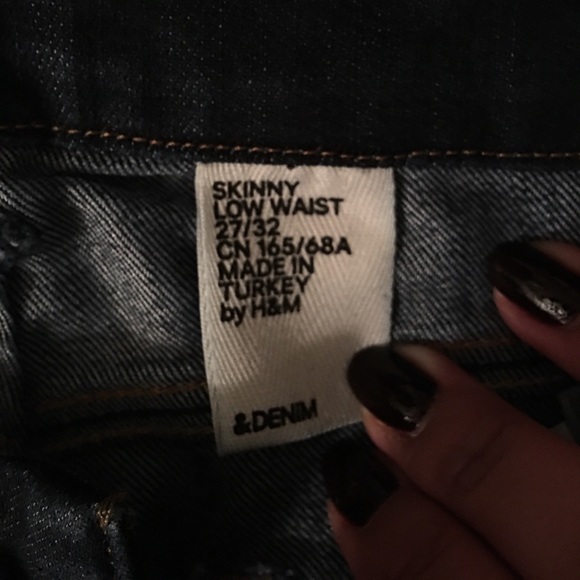 H&M Dark Blue Skinny Jeans - Picture 2 of 3