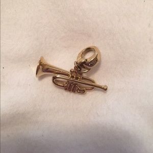 Fossil Gold Trumpet Charm