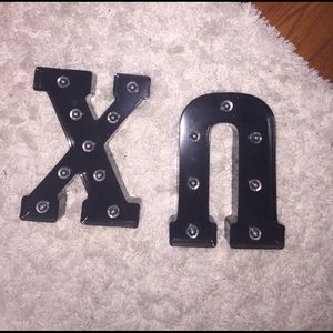 Light up chi omega letters