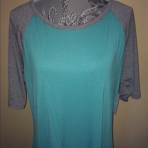 Lularoe 2xl gray aqua juliA dress NWT