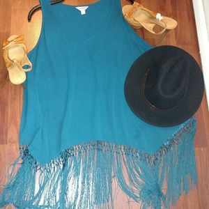 Belle & Sky fringe shirt