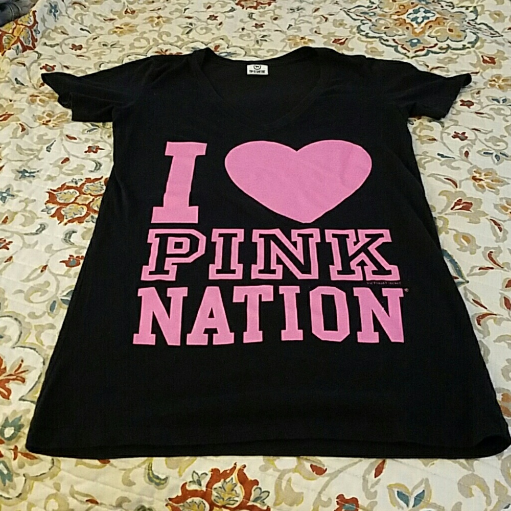 Victoria's Secret Pink V-neck tee