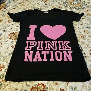 Victoria's Secret Pink V-neck tee