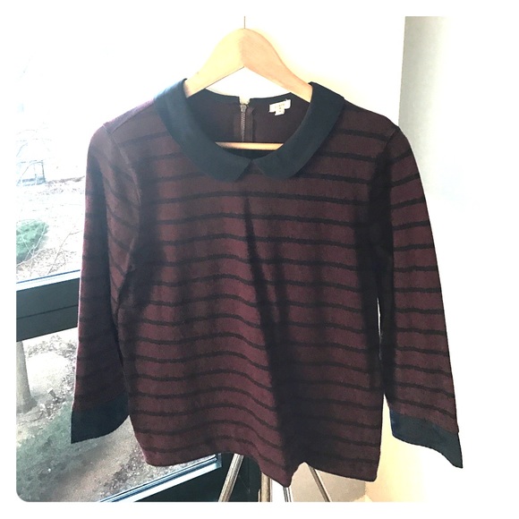 J. Crew Factory Tops - Jcrew Peter Pan Collar cotton top.
