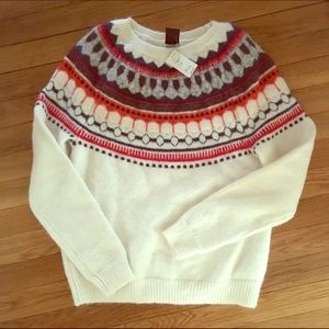 GAP Fair Isle Sweater NWT
