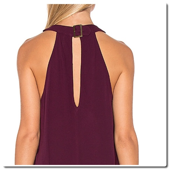 NWOT FREE PEOPLE Draped KeyholeHalterTop - Picture 3 of 3