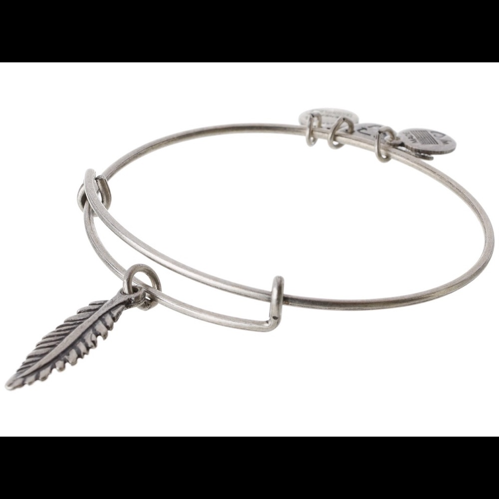 Alex and Ani feather bangle