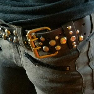 ❌❌SOLD❌❌ Studded belt-hand made. sm.