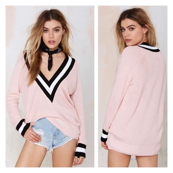 Nasty Gal Sweaters - Nasty Gal Boys Club Sweater in Pink Oversized S