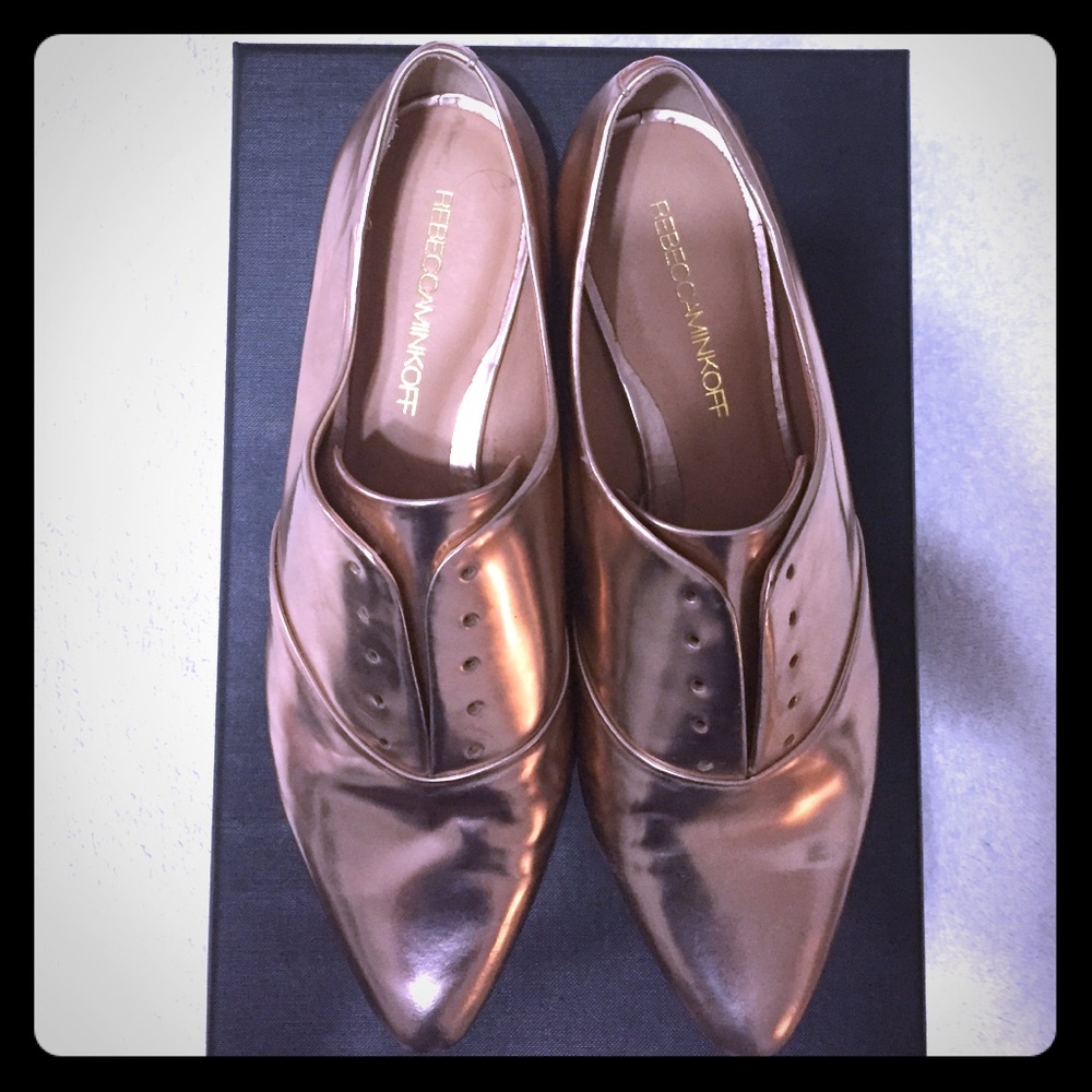 Rebecca Minkoff Tuxedo Slippers NEW