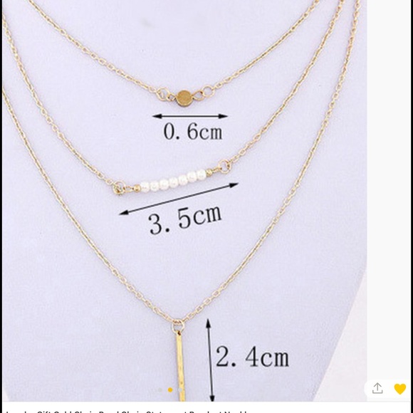 🔥 Sale! Three layers necklace - Picture 3 of 3