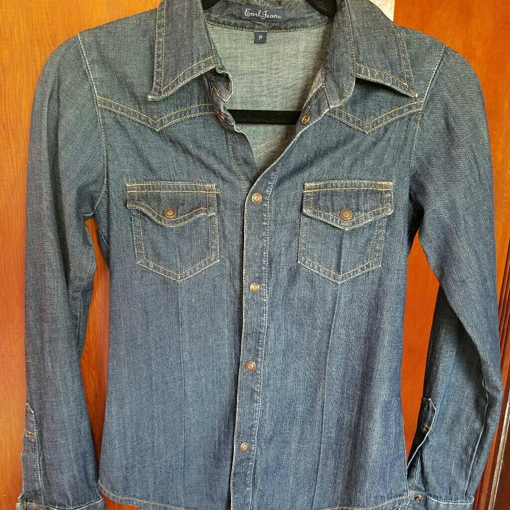 ❌❌SOLD❌❌ Earl jean  button down l/S shirt