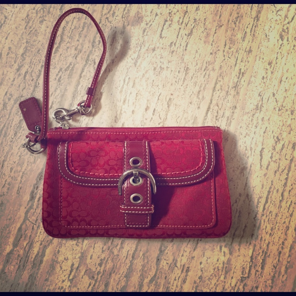 Coach wristlet