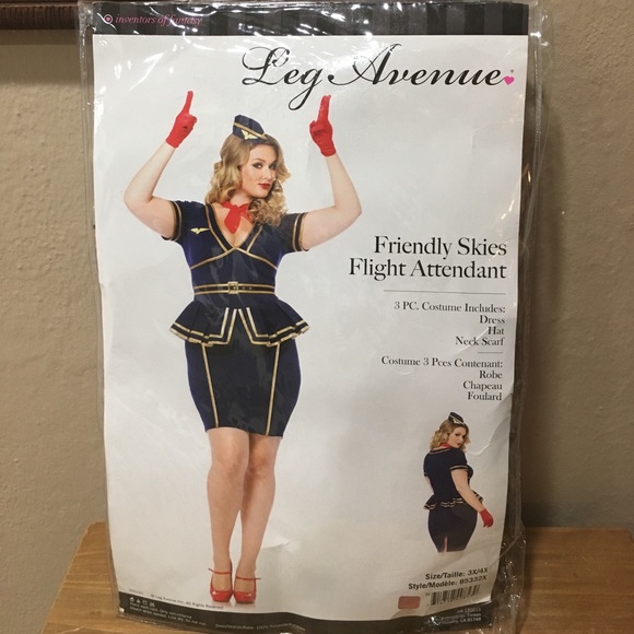 Leg Avenue Other Yandycom Flight Attendant Costume Plus Poshmark